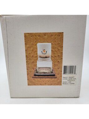 NEW Midwest Of Cannon Falls Smores Storage Jar With Underplate